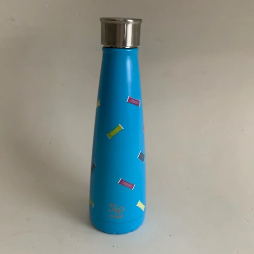 S'ip by S'well Blue with Colorful Candy Design 15 oz
